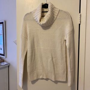 GAP cream turtleneck sweater